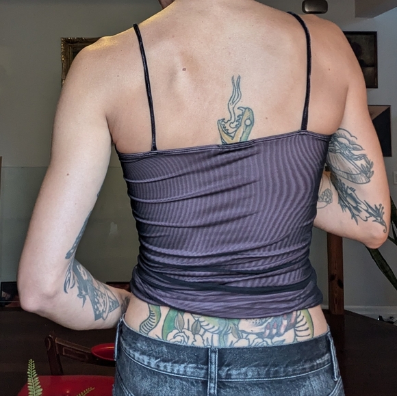 Vintage Y2K ruched tank - Picture 2 of 5